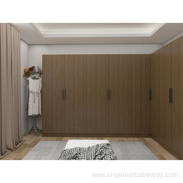 Wholesale customized modern solid wood bedroom wardrobe